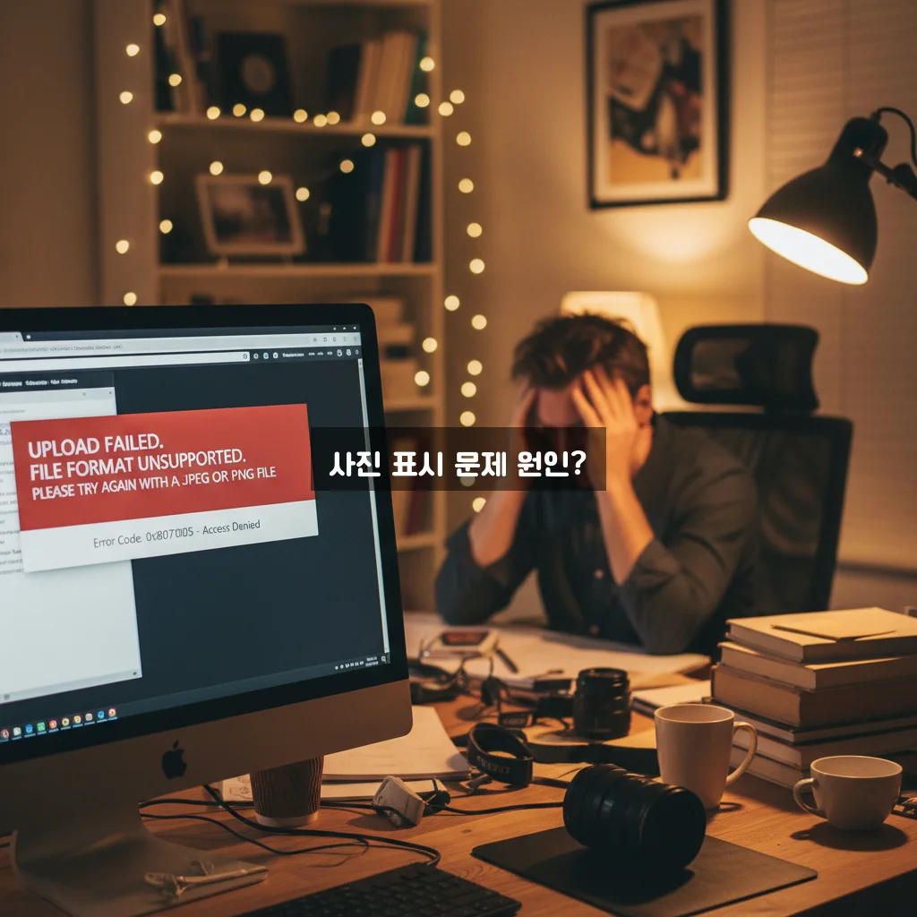 네이버 블로그 사진 업로드 오류 및 엑박 관련 이미지 2