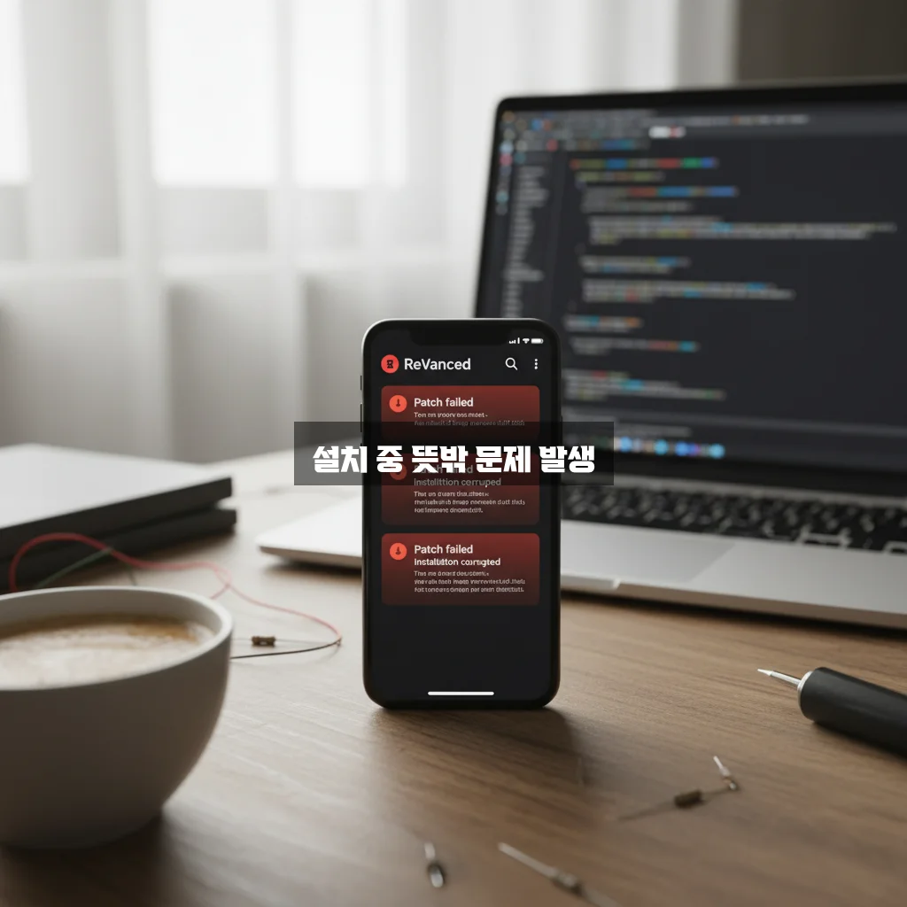 유튜브 밴스드 대체 앱 리밴스드 설치 오류 관련 이미지 1