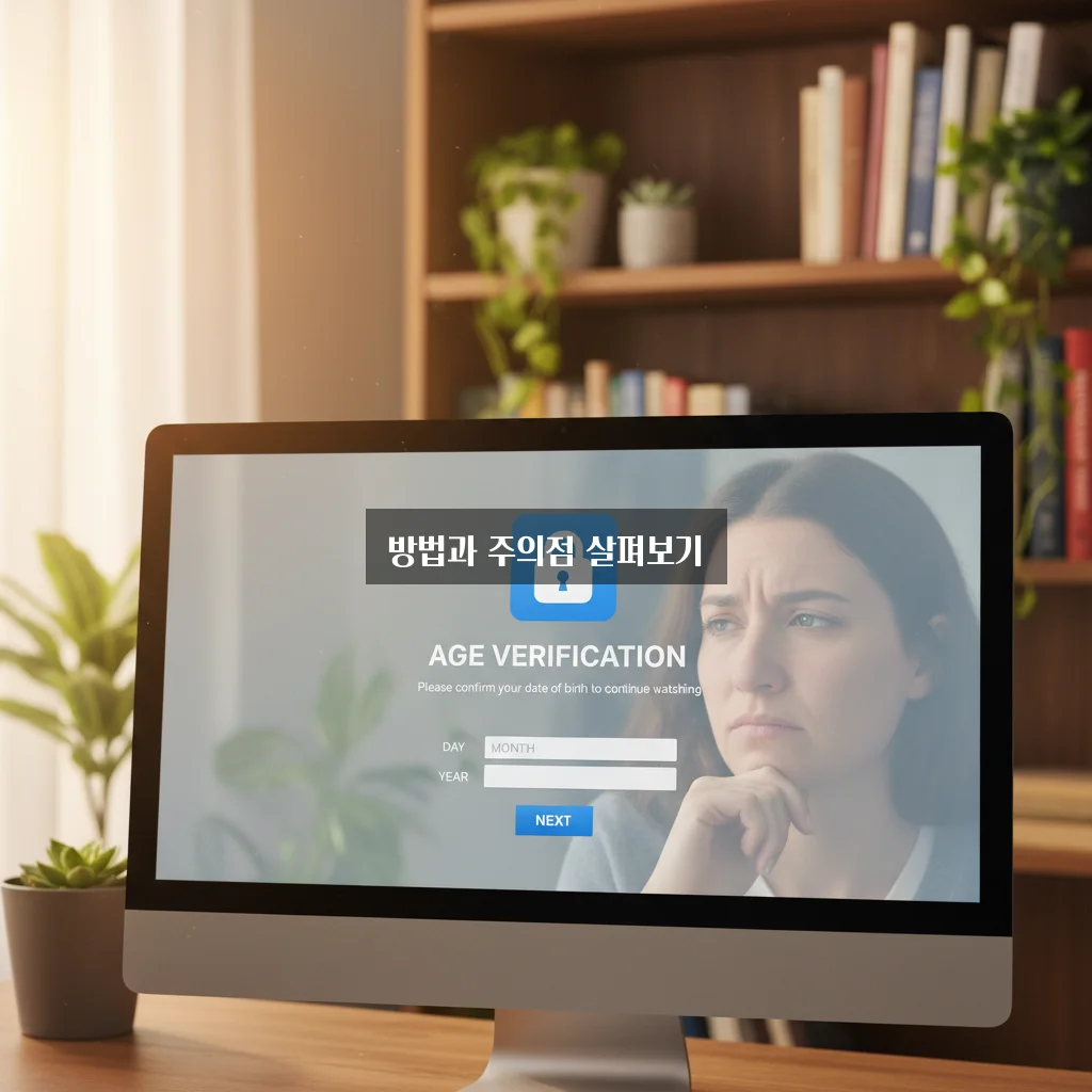 유튜브 성인 인증 뚫기 및 연령 제한 해제 관련 이미지 3