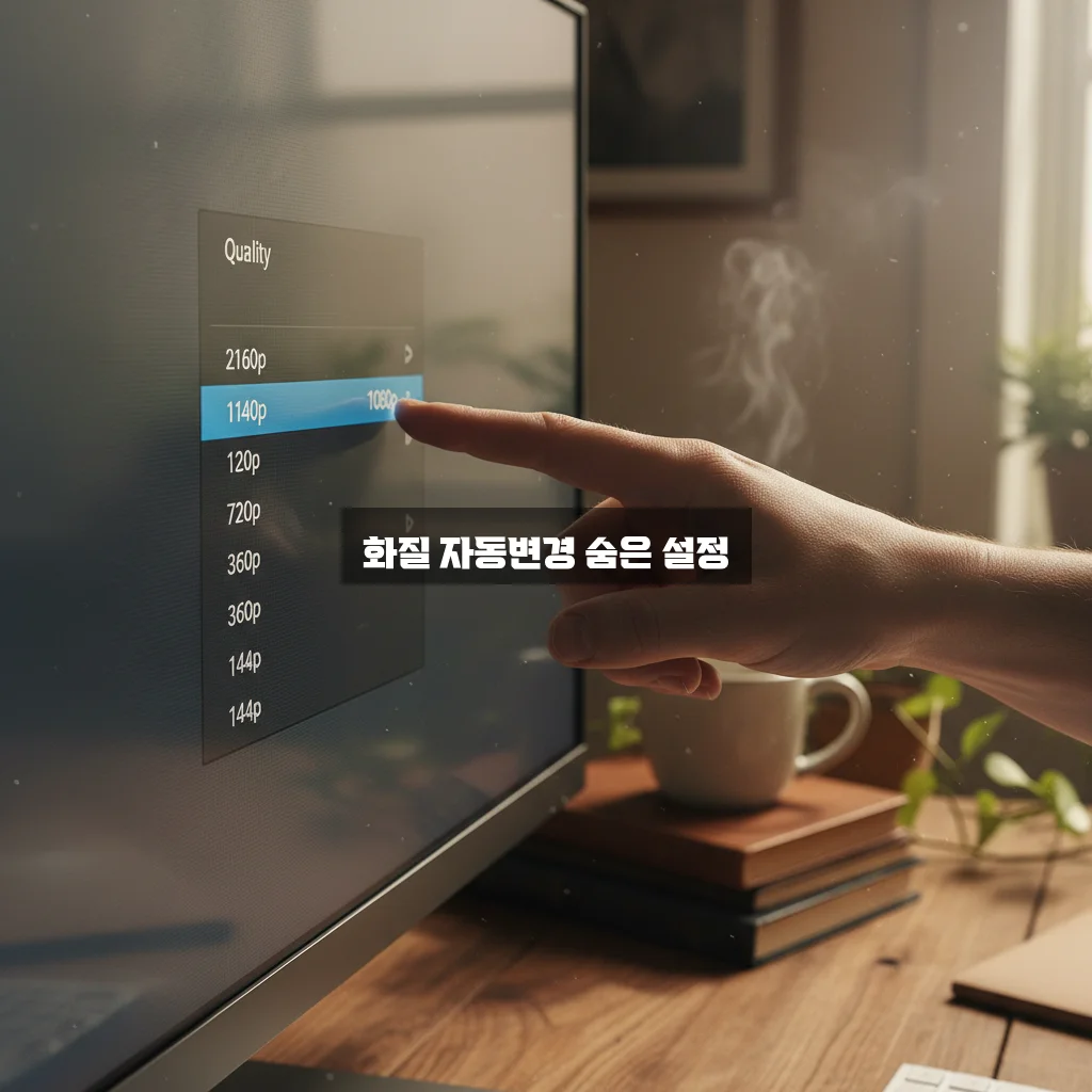 유튜브 화질 고정 설정 (자꾸 저화질로 바뀔 때) 관련 이미지 2