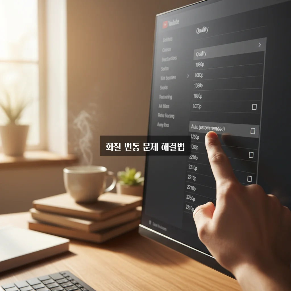 유튜브 화질 고정 설정 (자꾸 저화질로 바뀔 때) 관련 이미지 3