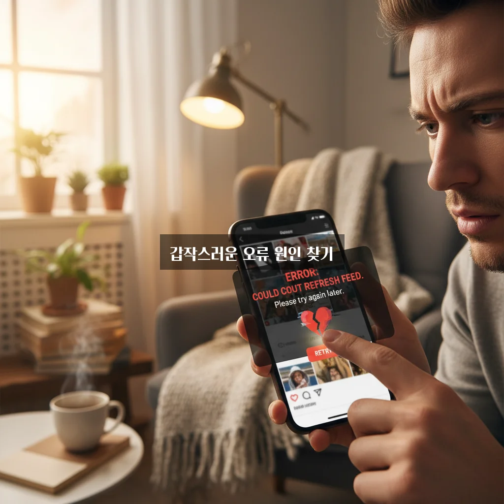 인스타그램 피드 새로 고침 안됨 해결 관련 이미지 2