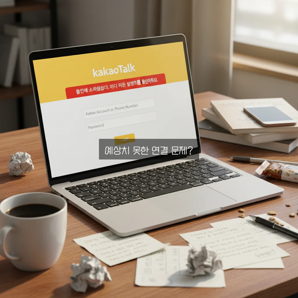 카카오톡 PC 버전 로그인 안됨 (방화벽, 시간 오류) 관련 이미지 1