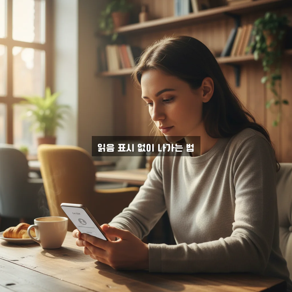 카카오톡 안 읽고 나가기 (채팅방 조용히 나가기) 관련 이미지 2