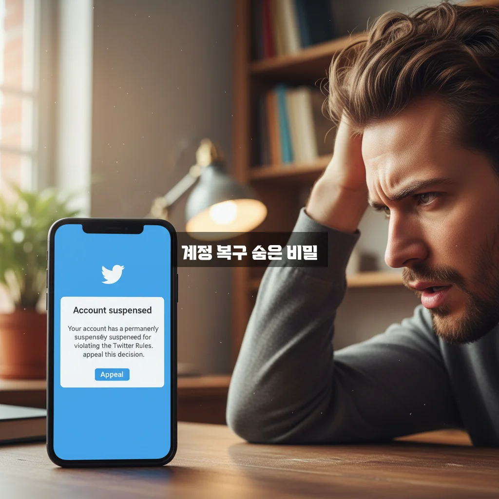 트위터 계정 잠김 및 서스펜디드(Suspended) 해결 관련 이미지 2