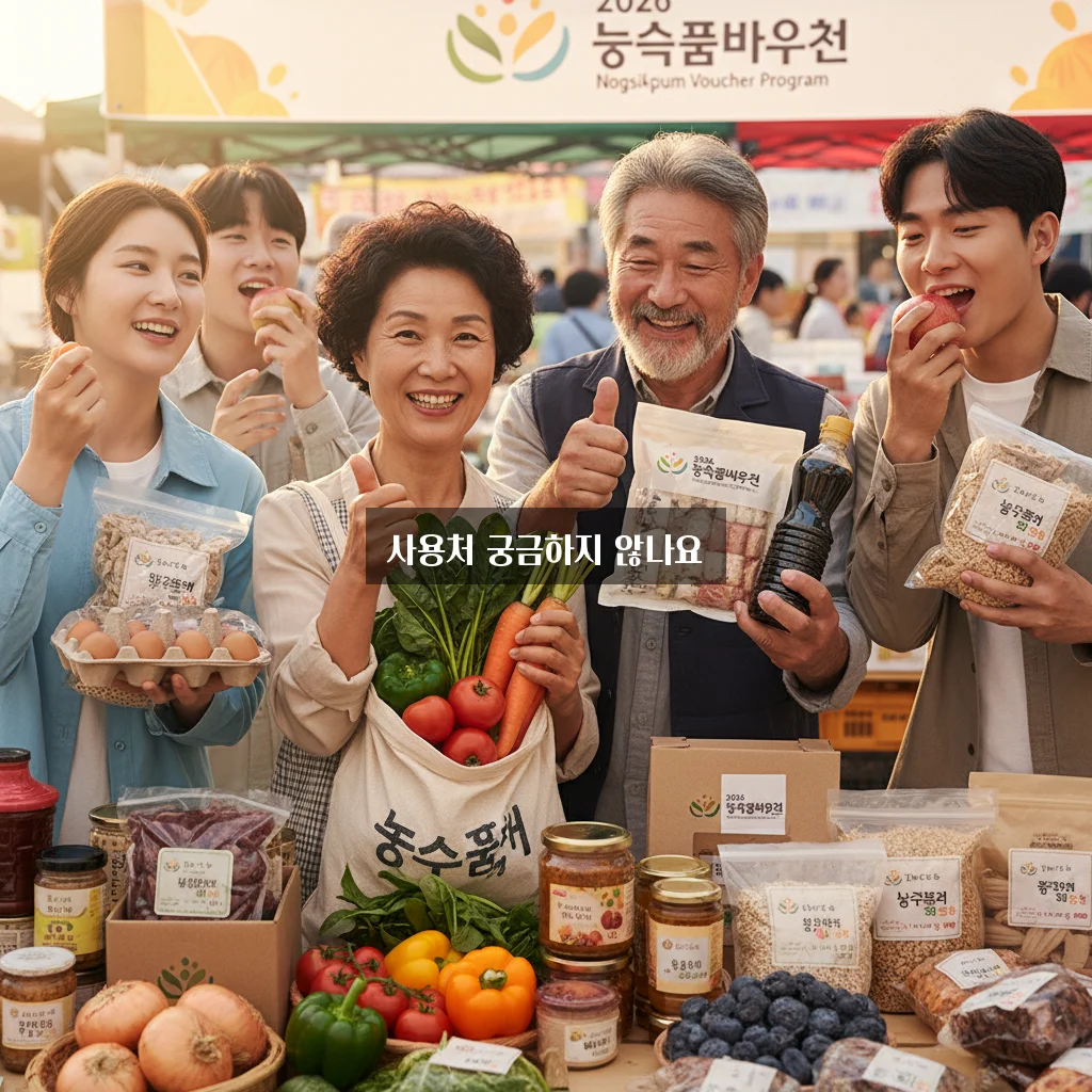 2026 농식품바우처 사용처 완벽 가이드 알아보기 관련 이미지 2