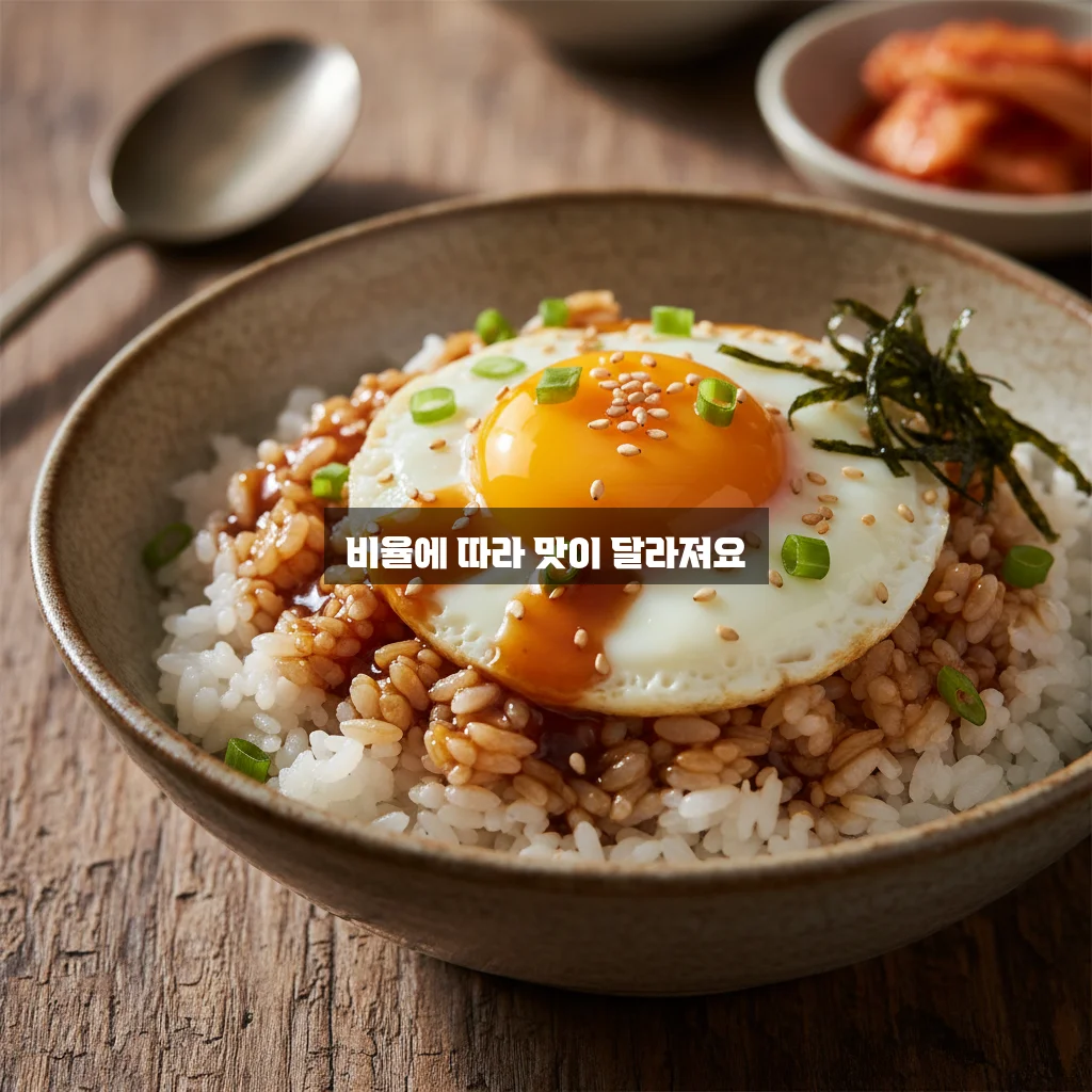 간장 계란밥 소스 완벽 비율 알아보기 관련 이미지 3