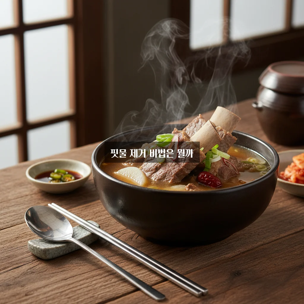 갈비탕 핏물 빼기 관련 이미지 2