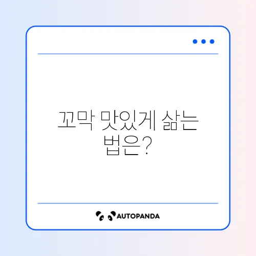 꼬막 삶는 법과 양념장 완벽 가이드 알아보기