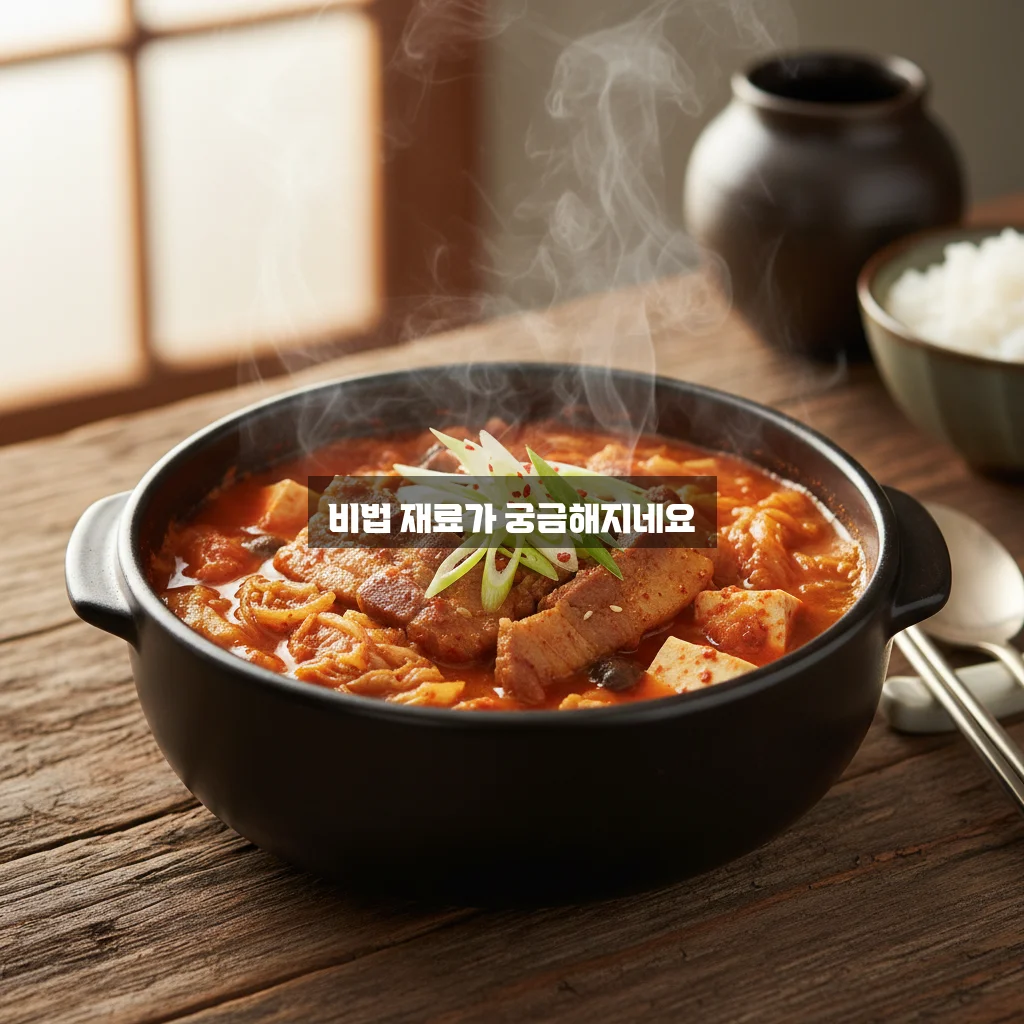 돼지고기 김치찌개 황금레시피 관련 이미지 2