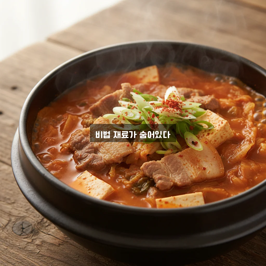 돼지고기 김치찌개 황금레시피 관련 이미지 3