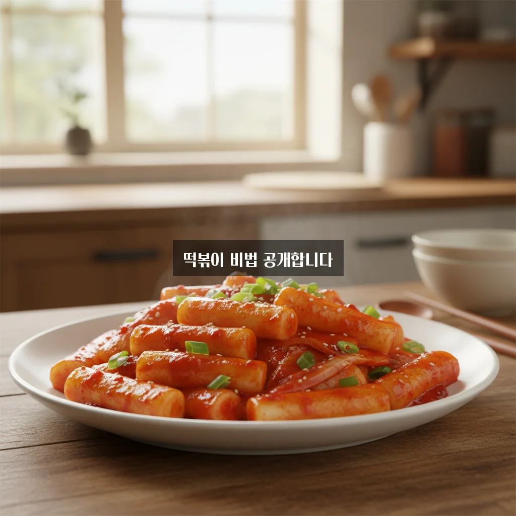 떡볶이 황금레시피 완벽 가이드: 신전과 엽떡 스타일로 즐기는 방법! 관련 이미지 2