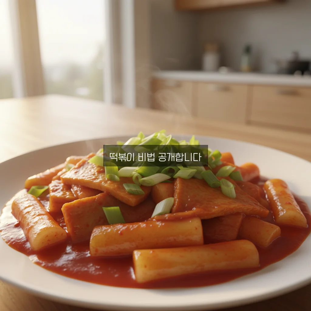 떡볶이 황금레시피 완벽 가이드: 신전과 엽떡 스타일로 즐기는 방법! 관련 이미지 3