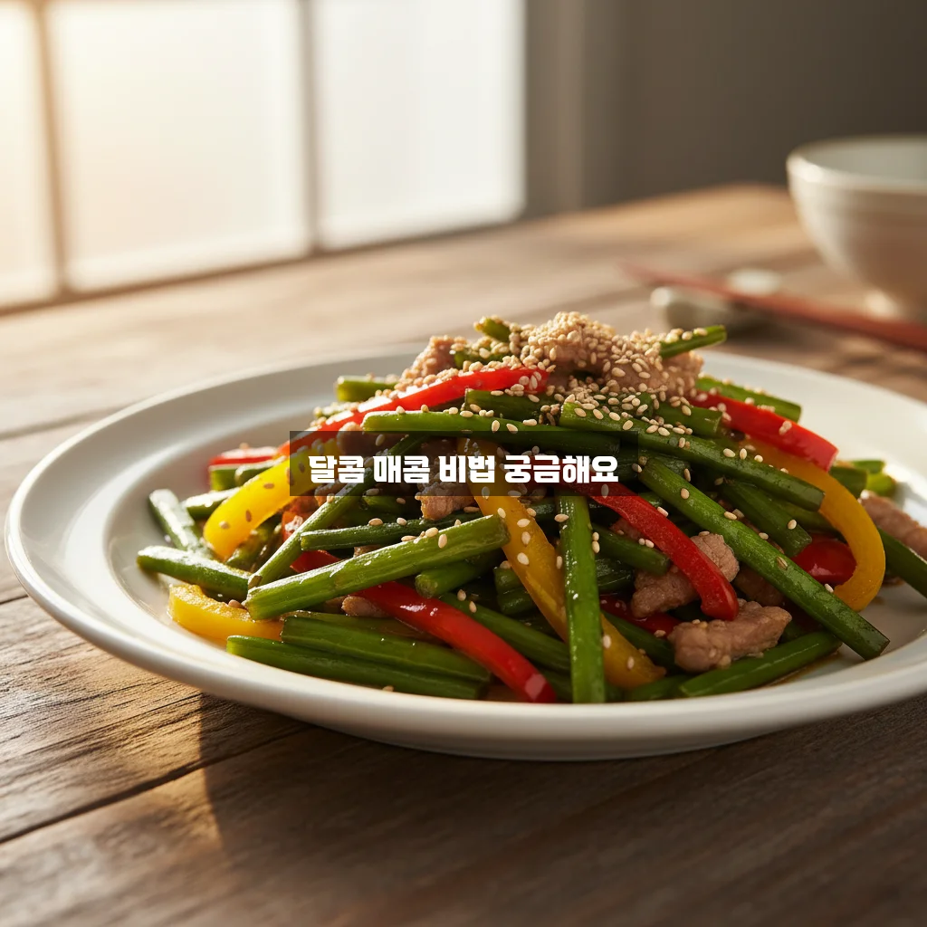 마늘쫑 볶음 레시피 관련 이미지 3
