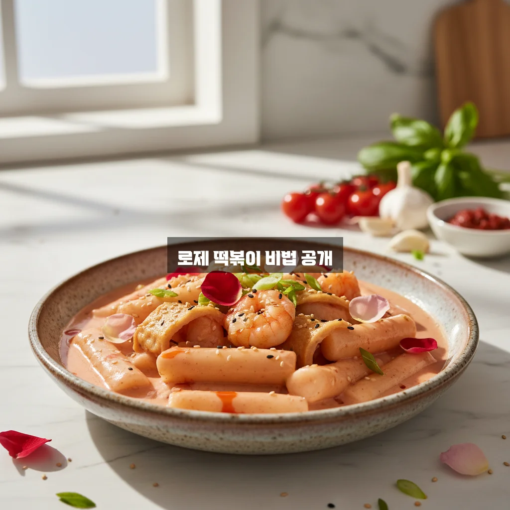 매혹적인 로제 떡볶이 만들기 방법 알아보기 관련 이미지 2