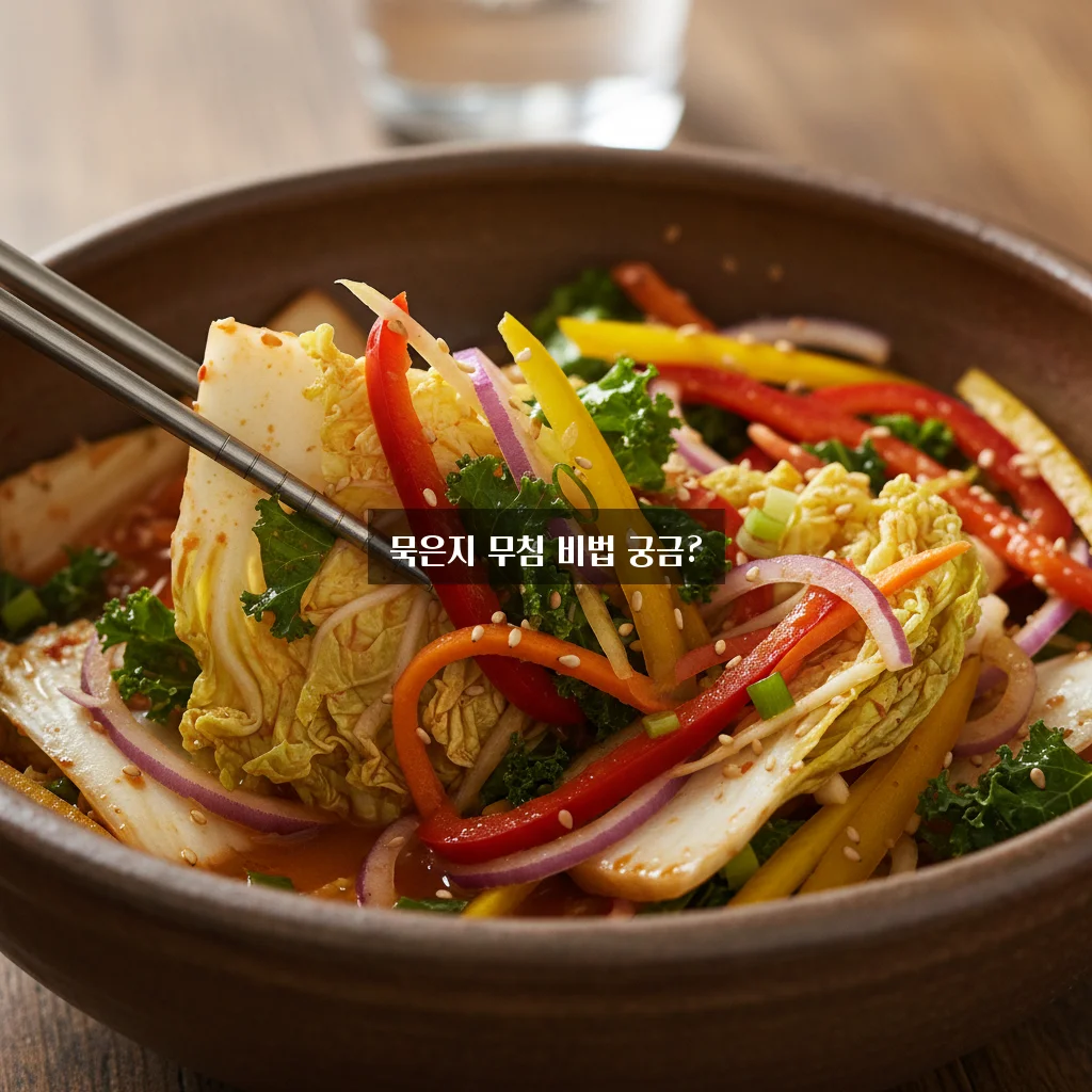묵은지 씻은지 무침, 맛있게 만드는 방법 알아보기 관련 이미지 1