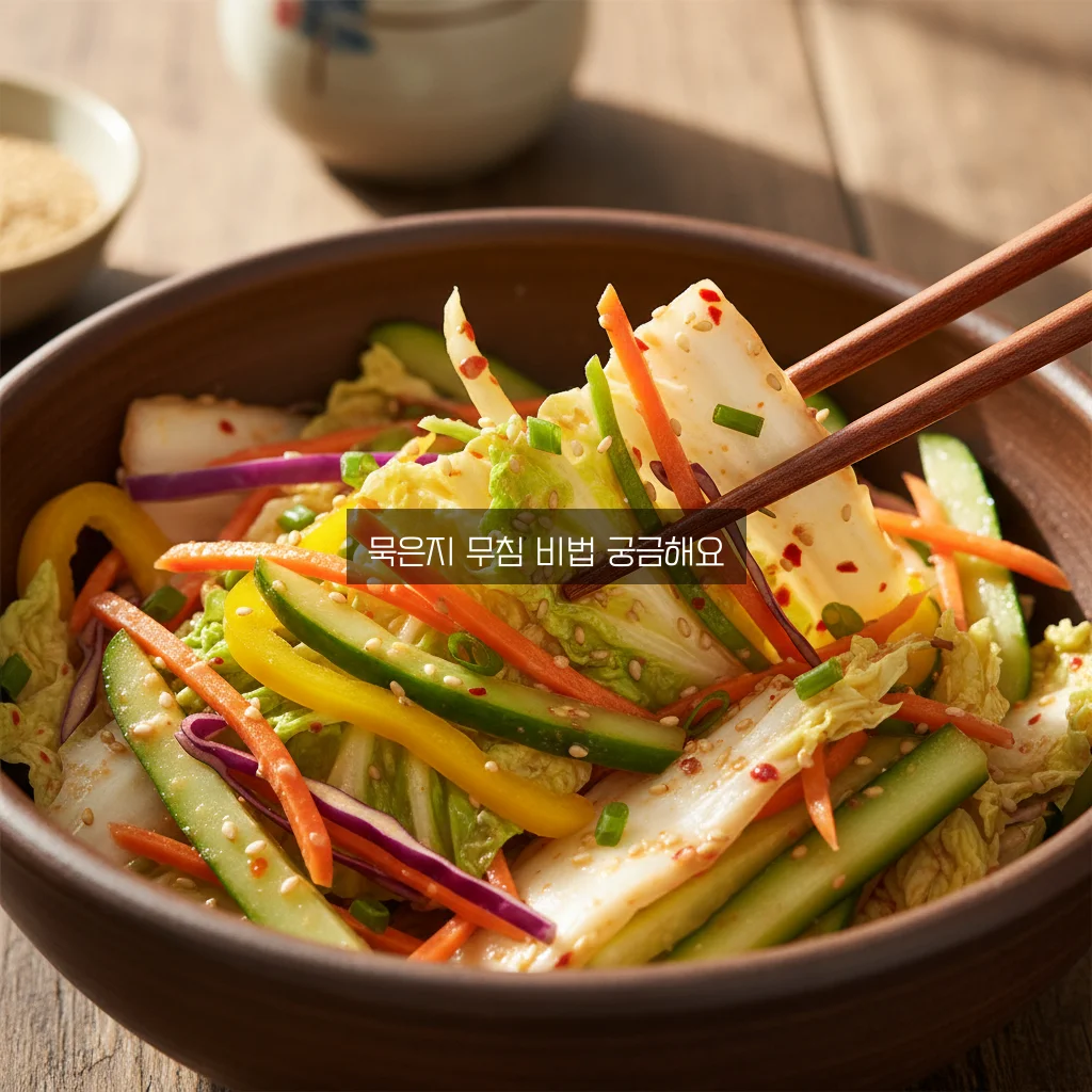 묵은지 씻은지 무침, 맛있게 만드는 방법 알아보기 관련 이미지 3
