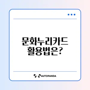 문화누리카드로 배달의민족 결제하는 완벽 가이드