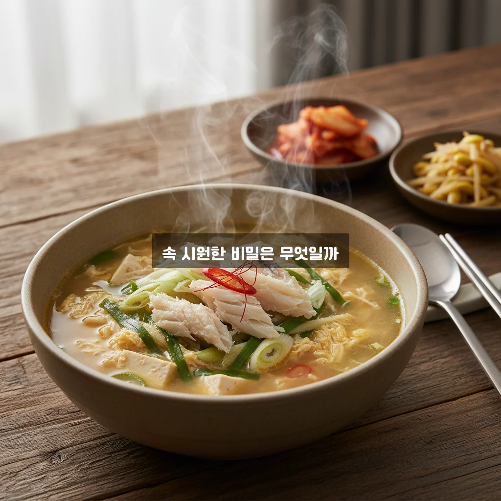 북어국 해장 레시피 관련 이미지 1