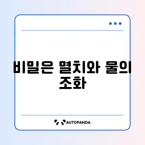 멸치 육수 내는 법