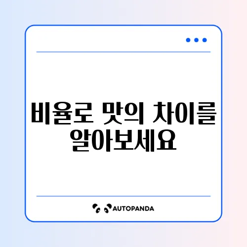 간장 계란밥 소스 완벽 비율 알아보기