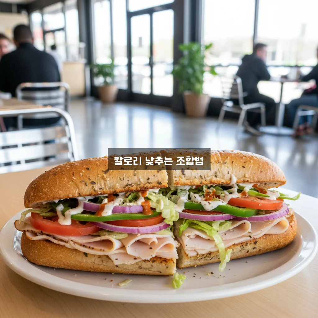 서브웨이 다이어트 꿀조합 관련 이미지 1