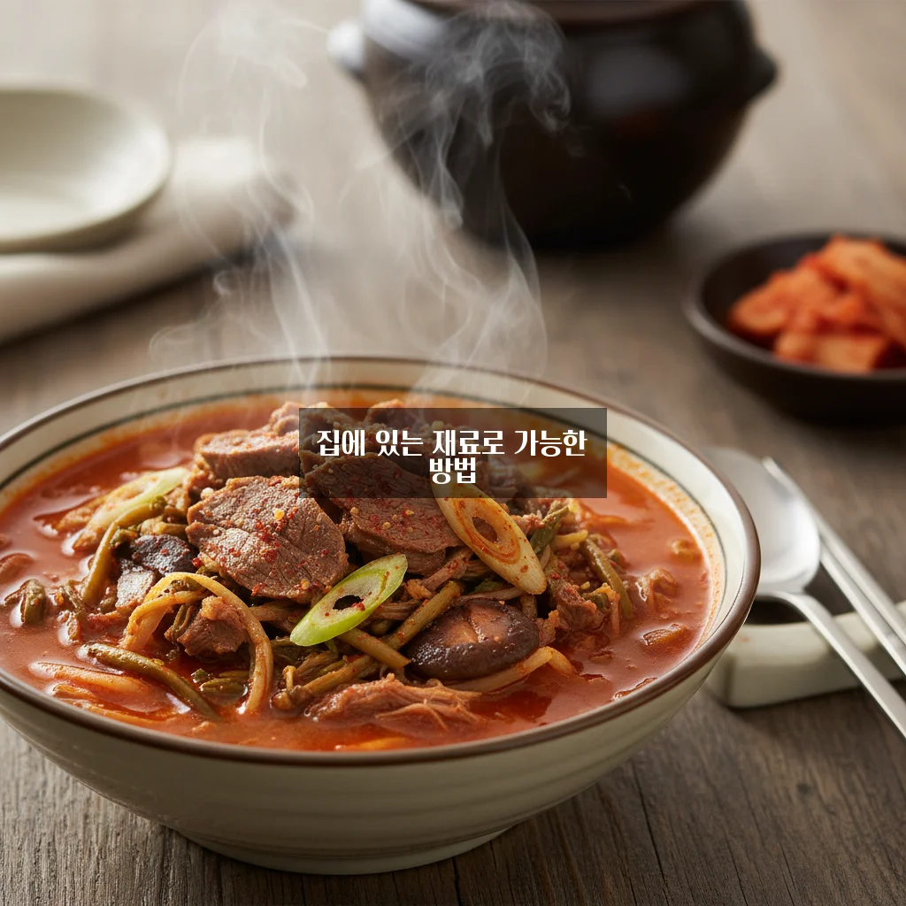 육개장 간단하게 끓이기 관련 이미지 3
