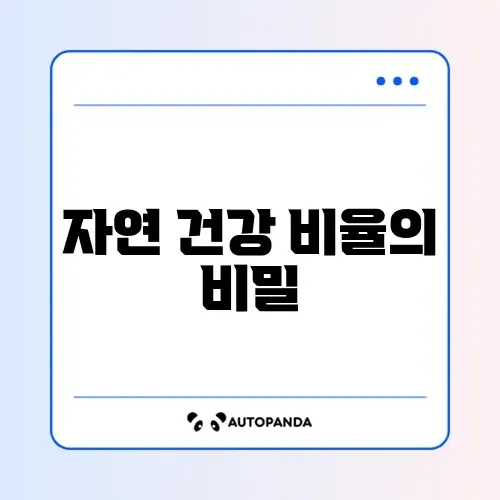 ABC 주스 만드는 법/비율