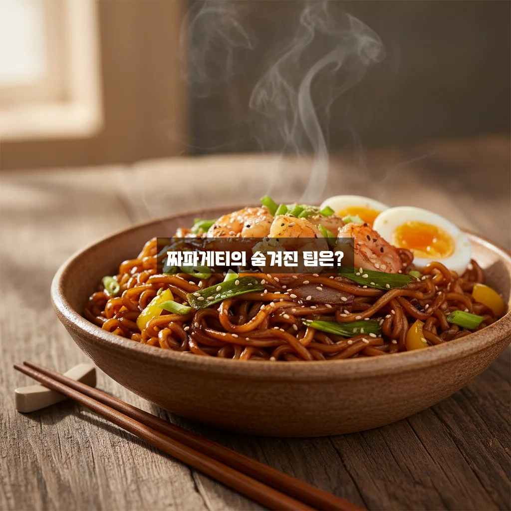 짜파게티 맛있게 끓이는 법: 완벽 가이드 알아보기 관련 이미지 1