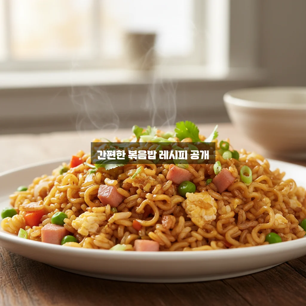 컵라면 볶음밥, 간단하게 만드는 방법 알아보기! 관련 이미지 1