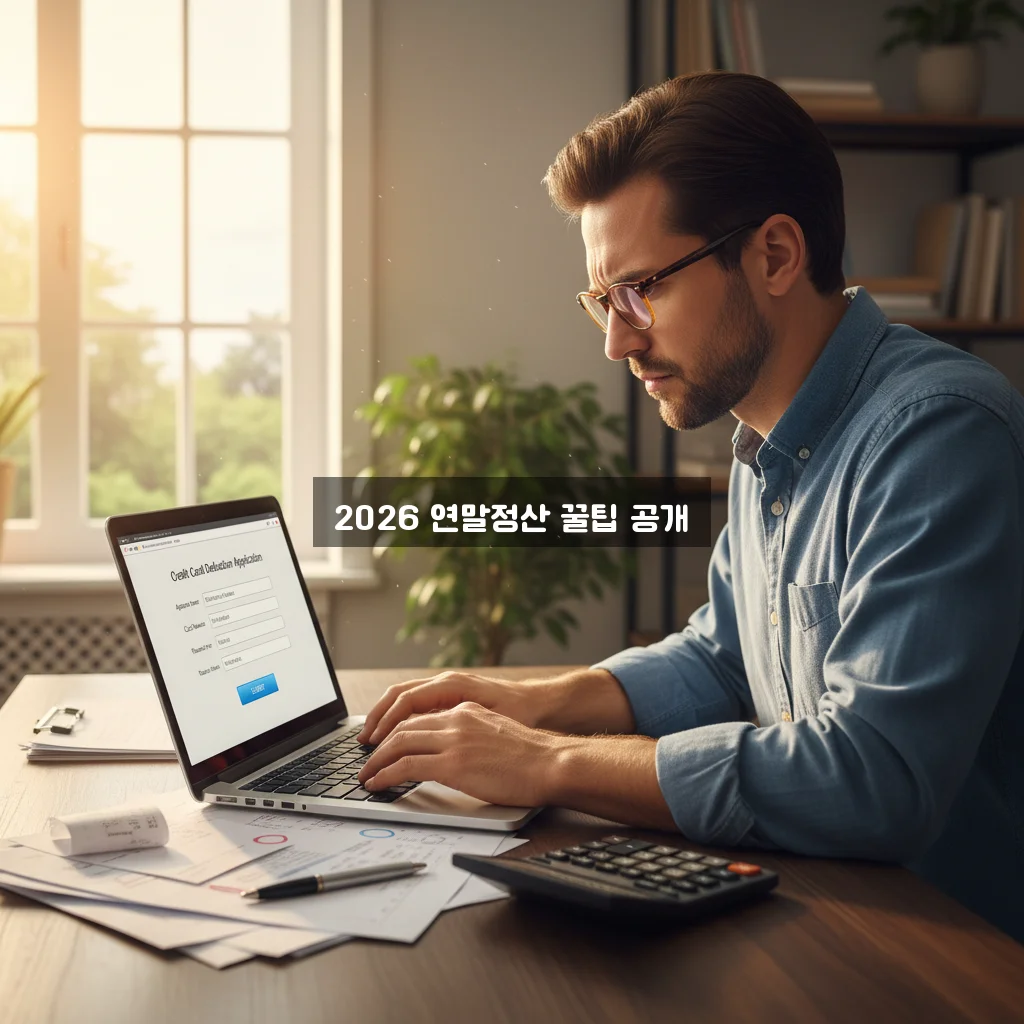 2026 연말정산 신용카드 공제 온라인 신청 완벽 가이드 관련 이미지 1