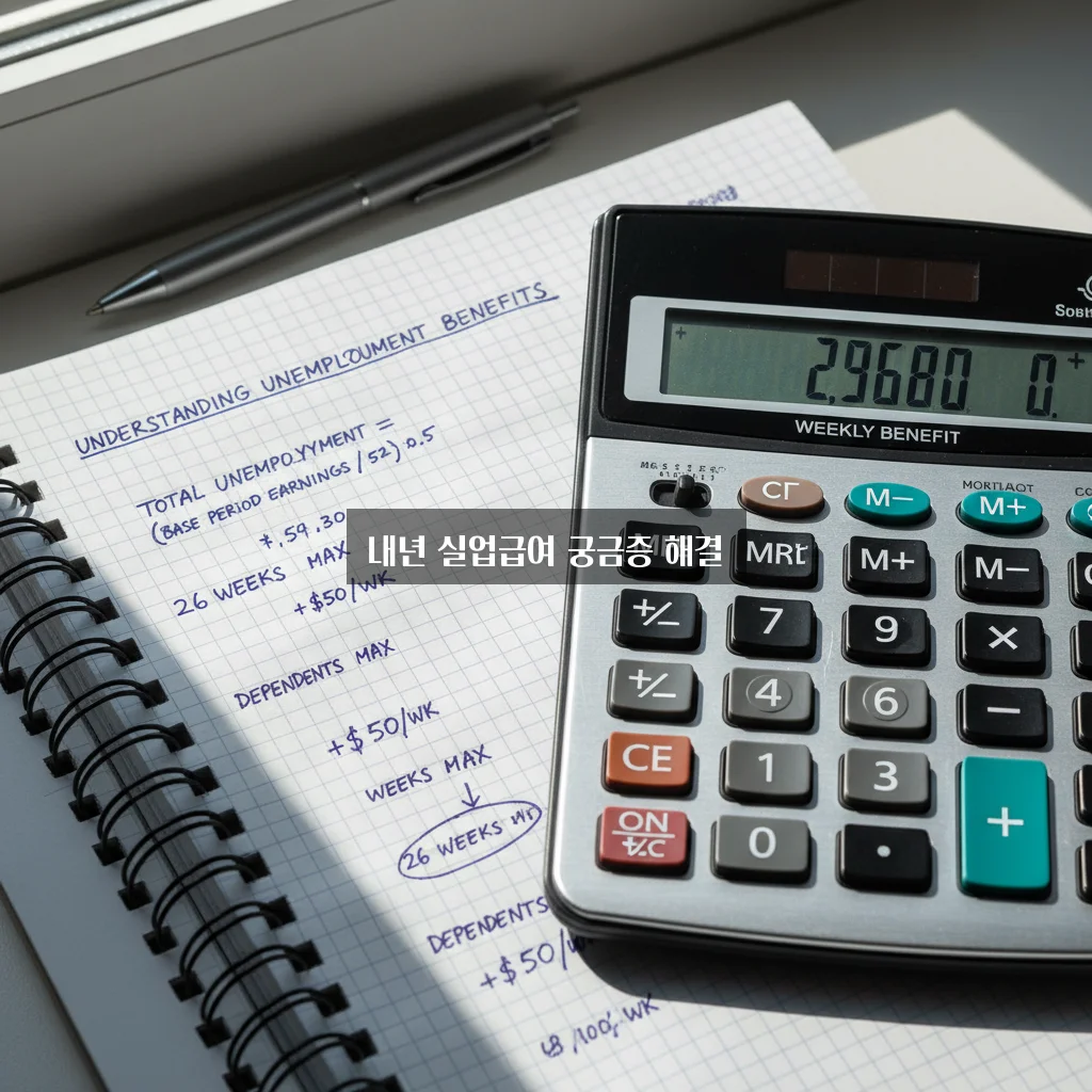 2026년 실업급여 지급액 계산과 해지 방법 완벽 정리 관련 이미지 2