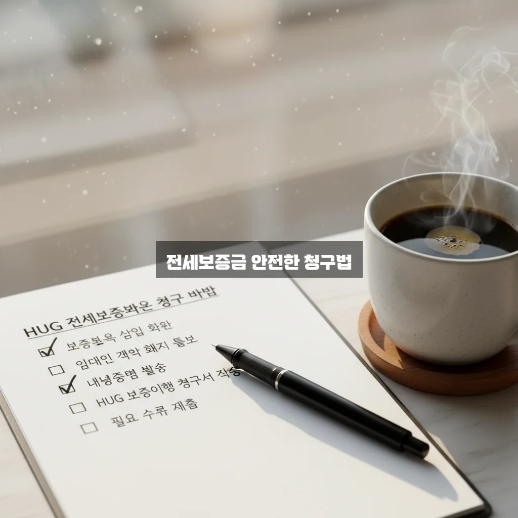HUG 전세보증보험 청구 방법 완벽 정리 체크리스트 알아보기 관련 이미지 3
