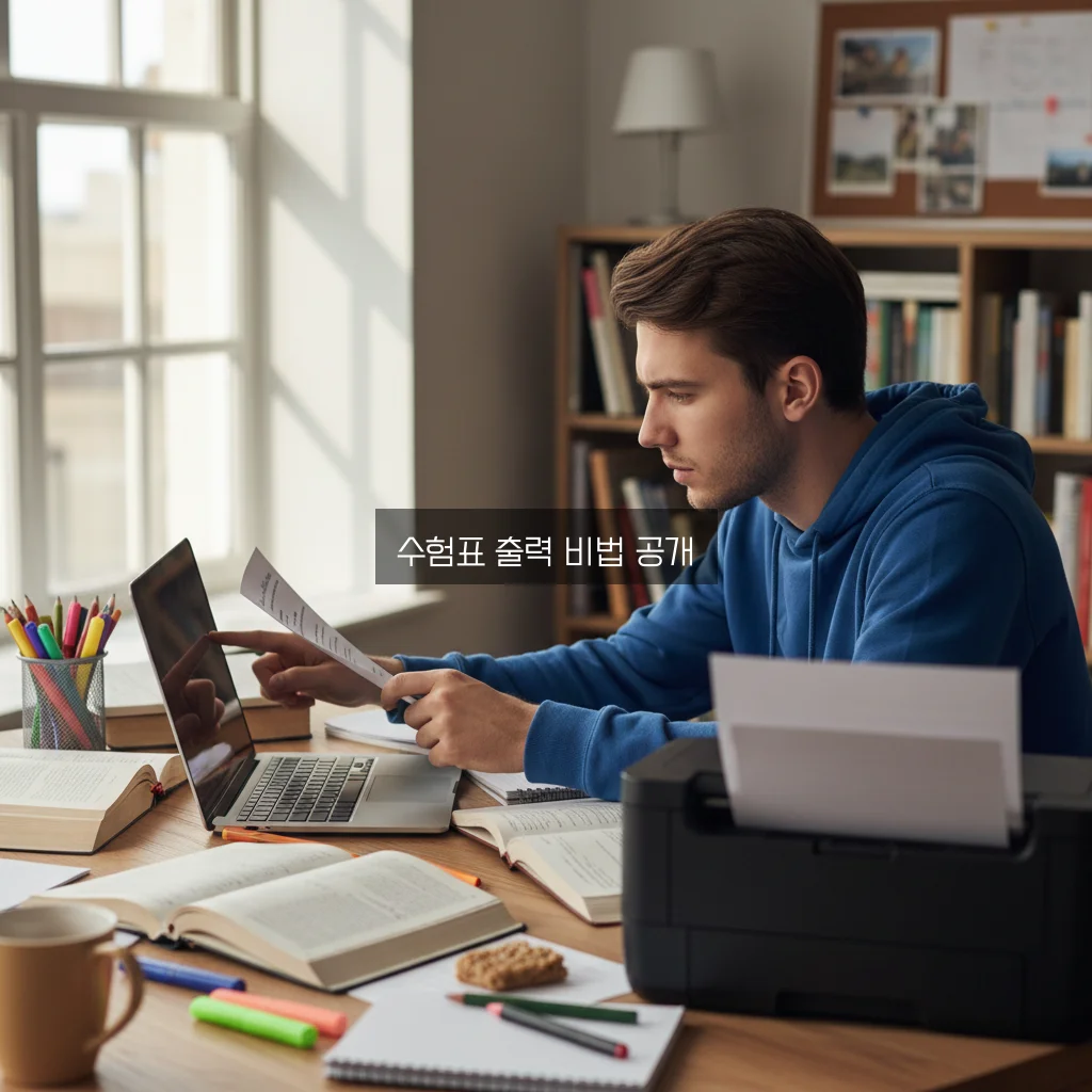 수험표 출력 방법 총정리 단계별 완벽 가이드 알아보기 관련 이미지 2