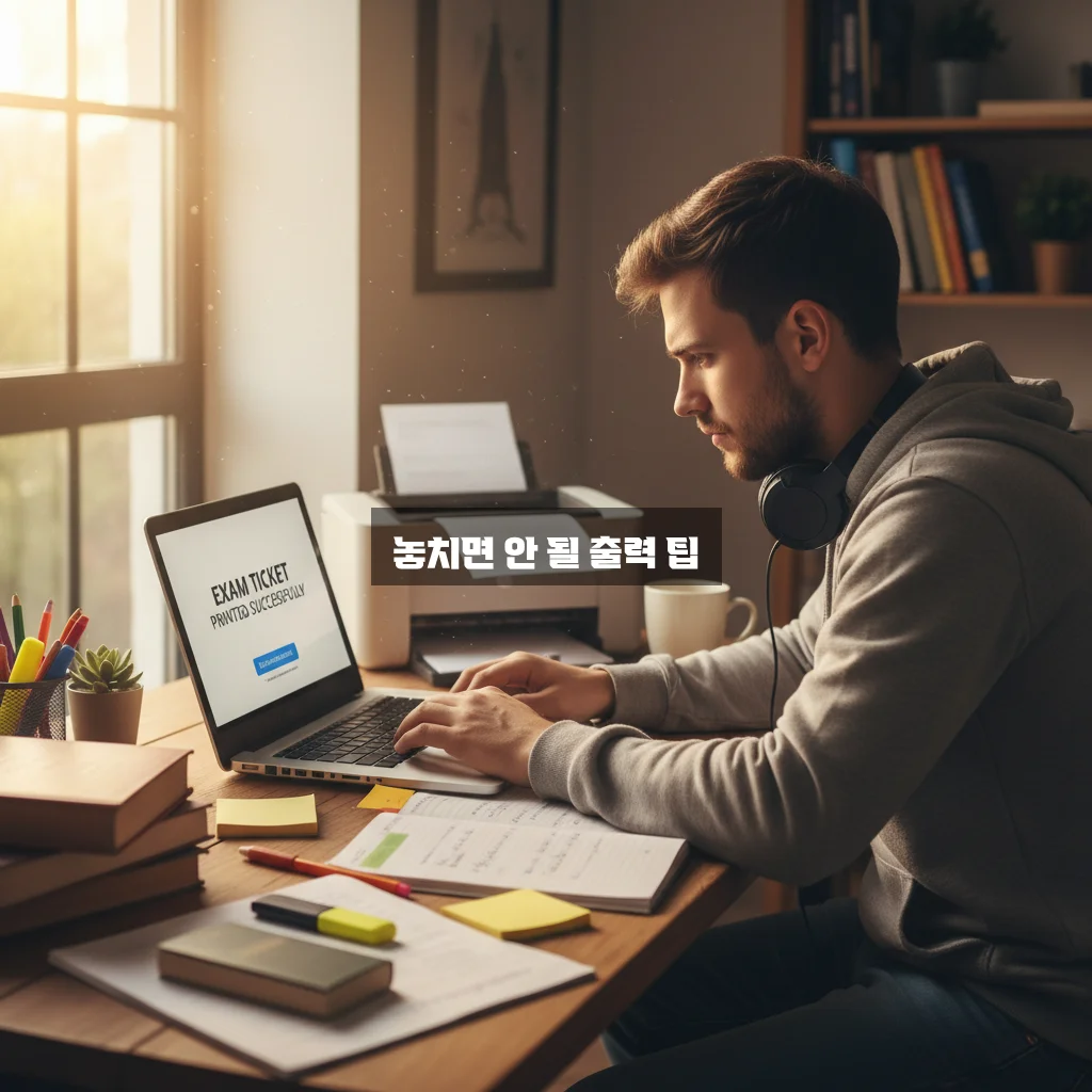 수험표 출력 방법 총정리 단계별 완벽 가이드 알아보기 관련 이미지 3