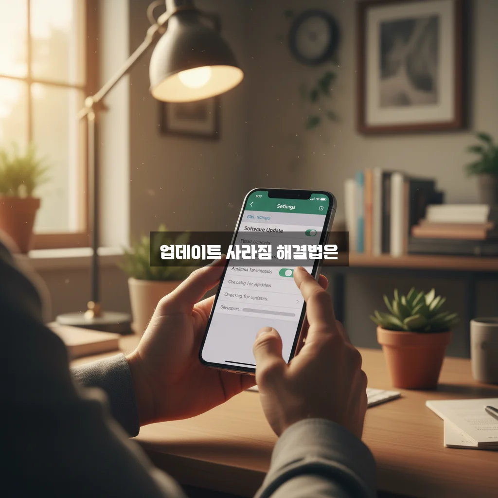 원유아이 업데이트 기능 사라짐 문제, 초기화 방법 완벽 정리 가이드 관련 이미지 1