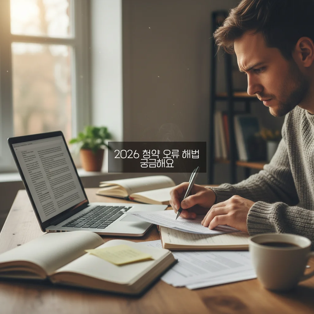 청약 신청 오류 완벽 해지 방법 2026 알아보기 관련 이미지 3