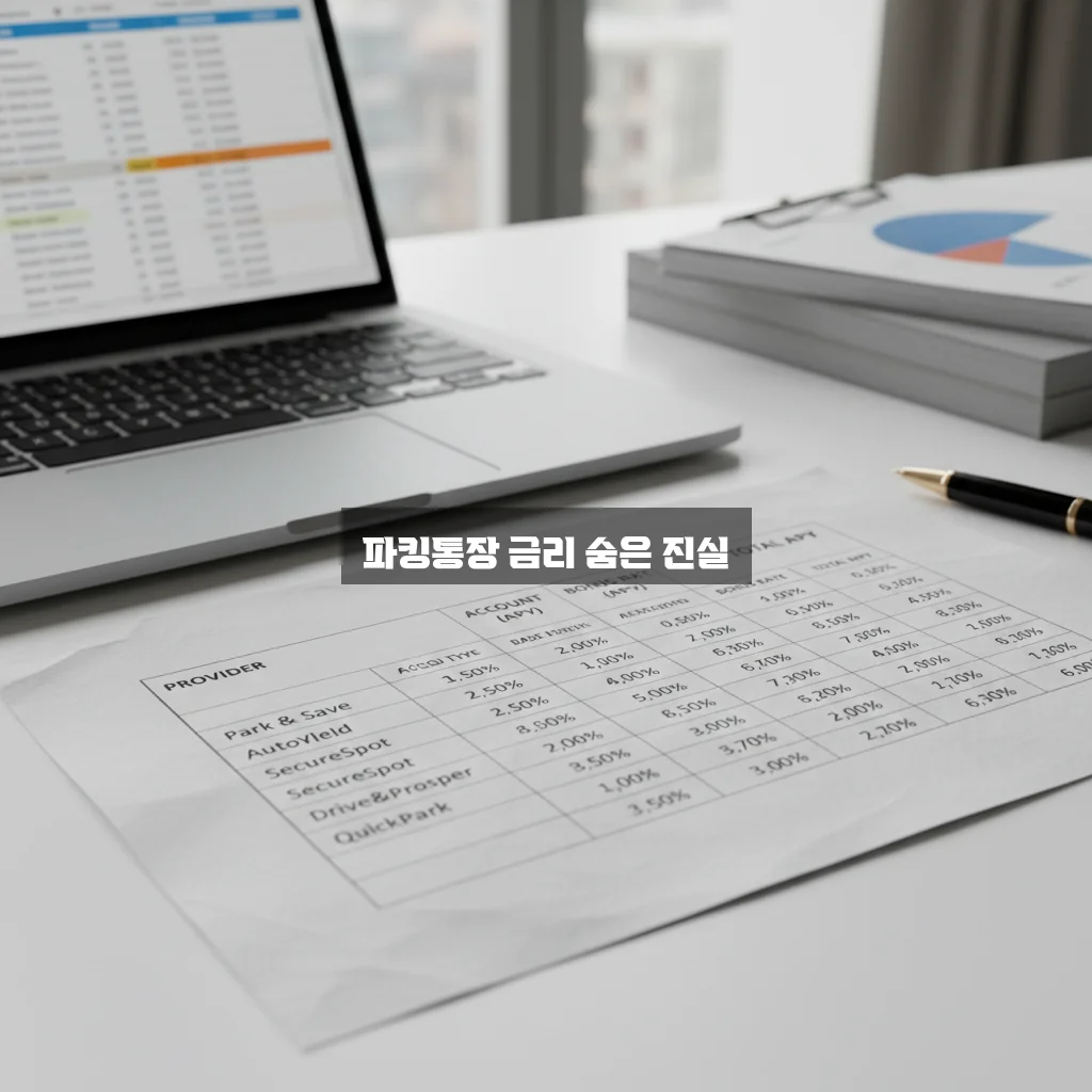 파킹통장 금리 비교와 추천 완벽 정리 가이드 관련 이미지 1