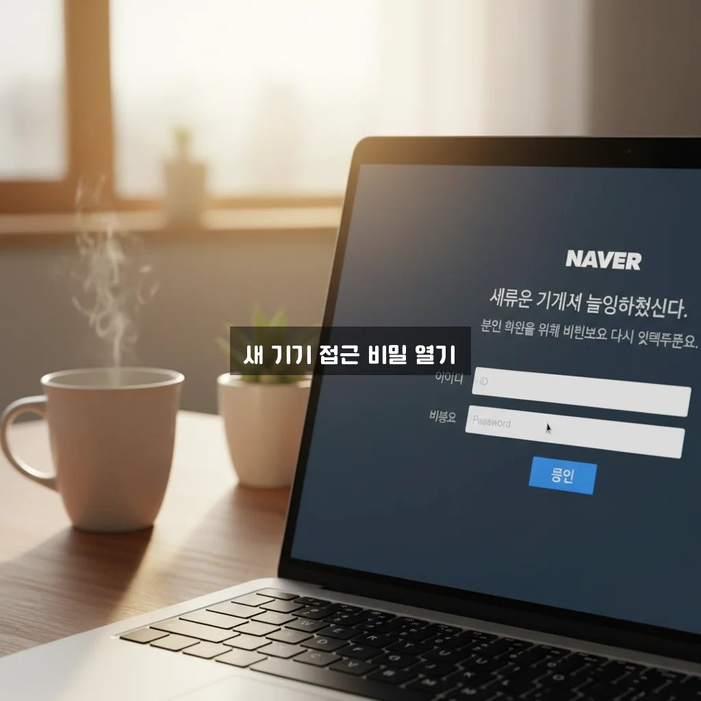 네이버 새 기기 로그인 차단 해제 방법 완벽 가이드 관련 이미지 3