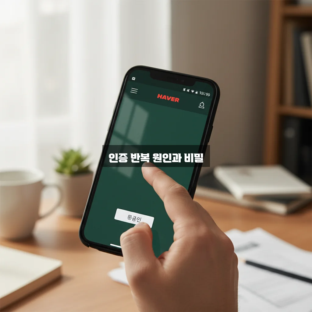 네이버 인증 화면이 반복될 때 해결 방법 완벽 정리 관련 이미지 2