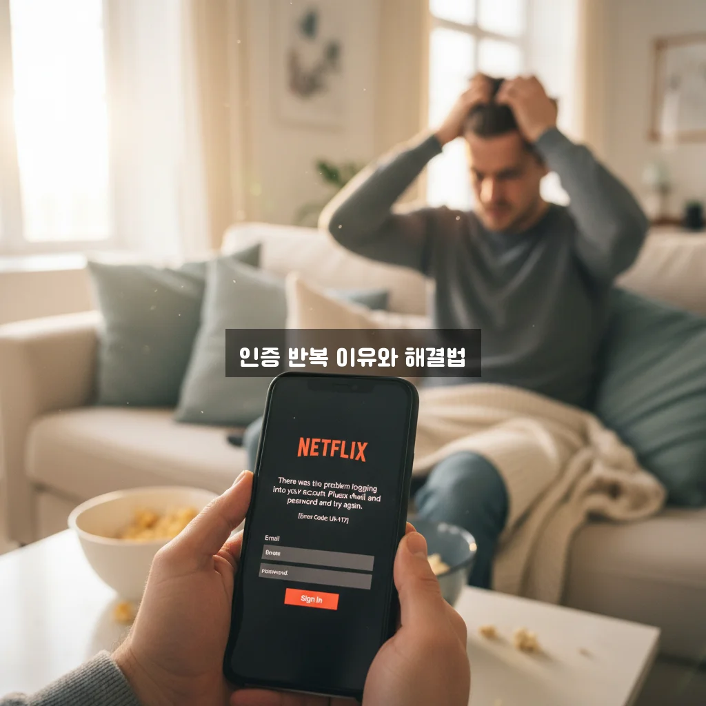 넷플릭스 인증 화면 반복 문제 완벽 정리 방법 관련 이미지 1