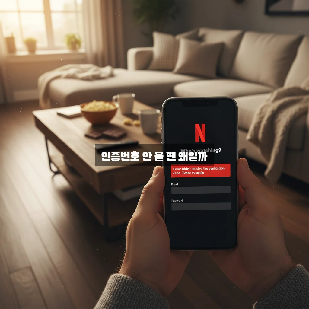 넷플릭스 인증번호가 안 올 때 해결 방법 완벽 정리 관련 이미지 3