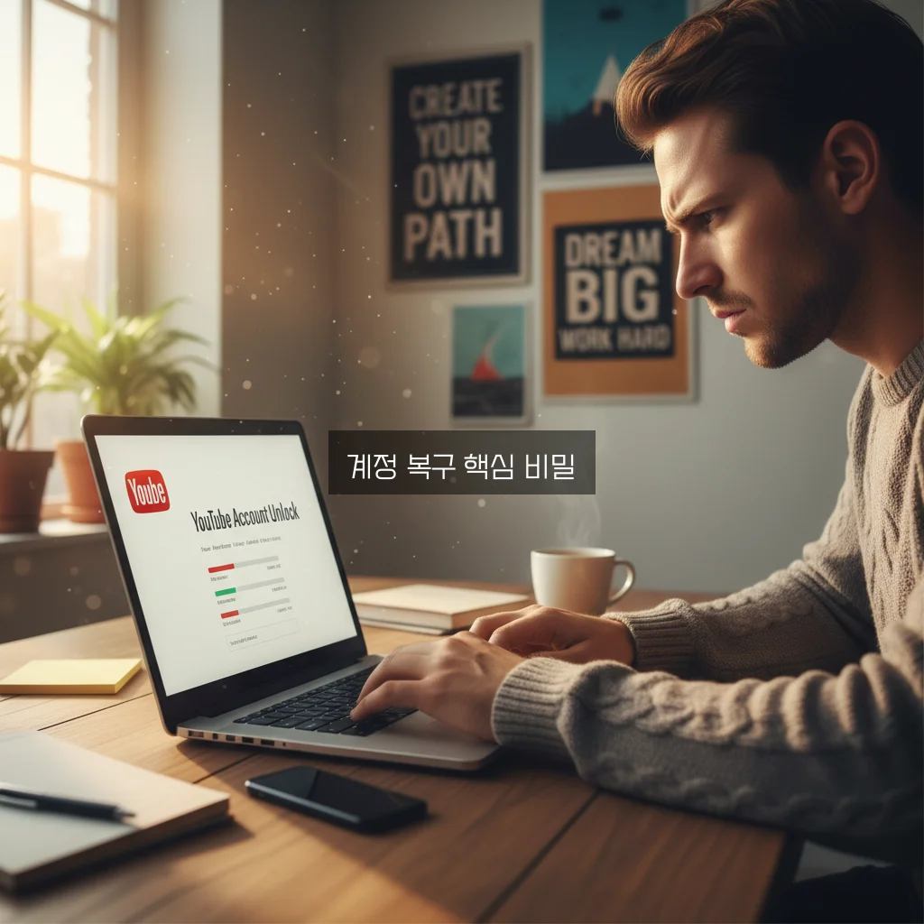 유튜브 계정 잠김 쉽게 푸는 방법 완벽 정리 관련 이미지 3