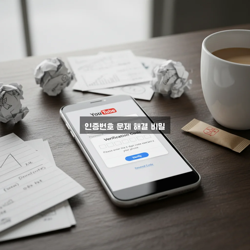 유튜브 인증번호가 안 올 때 대처 방법 완벽 정리 관련 이미지 1