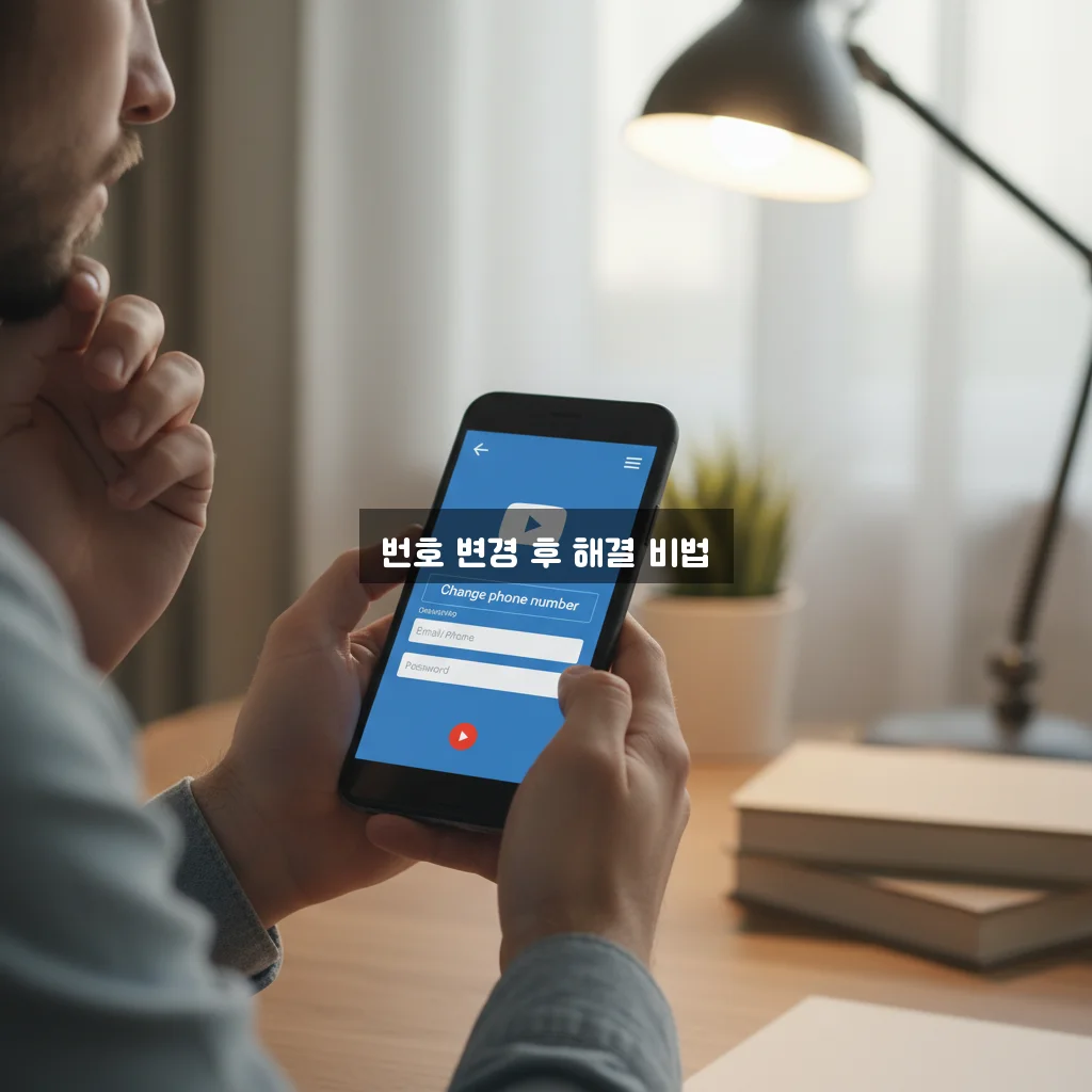 유튜브 휴대폰 번호 변경 후 로그인 문제 완벽 정리 방법 관련 이미지 2