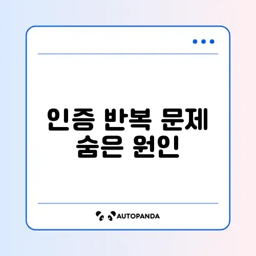 카카오T 인증 화면이 반복될 때 해결 방법 완벽 정리