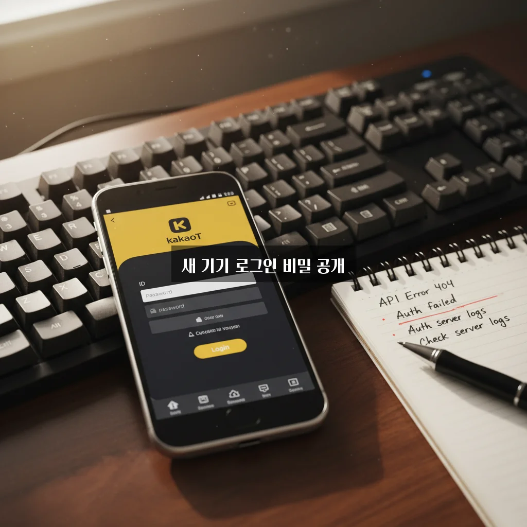 카카오T 새 기기 로그인 차단 해제 완벽 가이드 알아보기 관련 이미지 1
