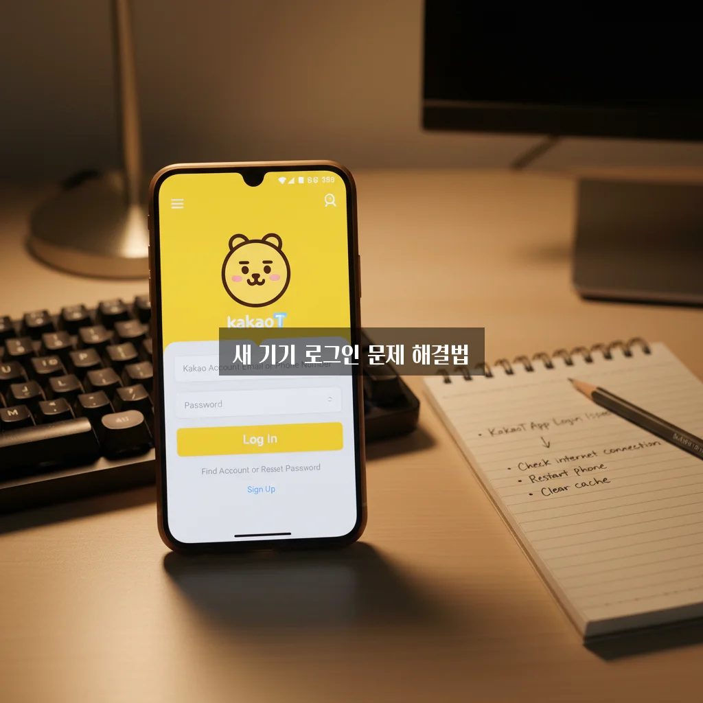 카카오T 새 기기 로그인 차단 해제 완벽 가이드 알아보기 관련 이미지 2
