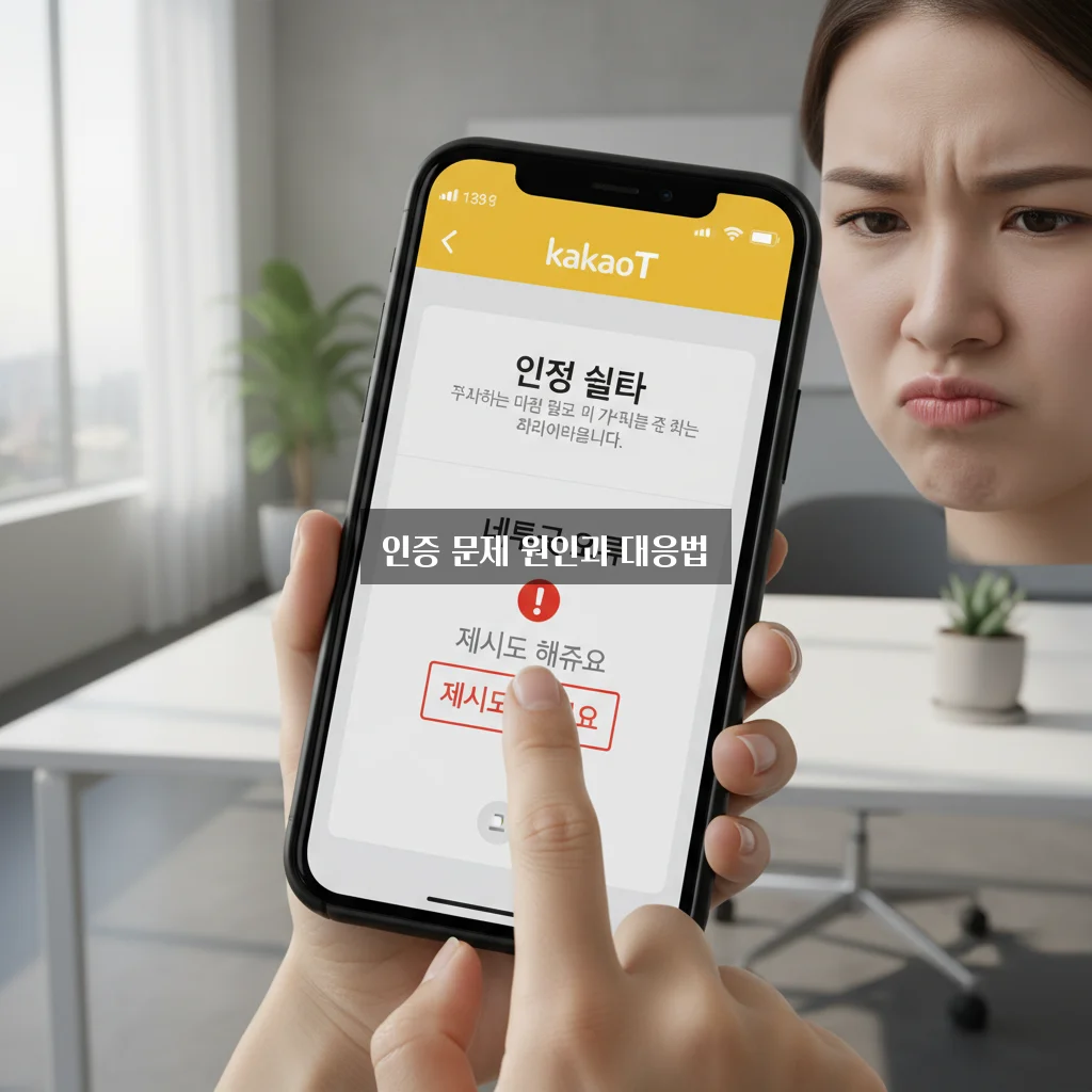 카카오T 인증 화면이 반복될 때 해결 방법 완벽 정리 관련 이미지 1