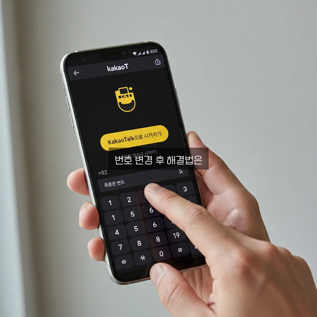 카카오T 휴대폰 번호 변경 후 로그인 문제 완벽 정리 관련 이미지 3